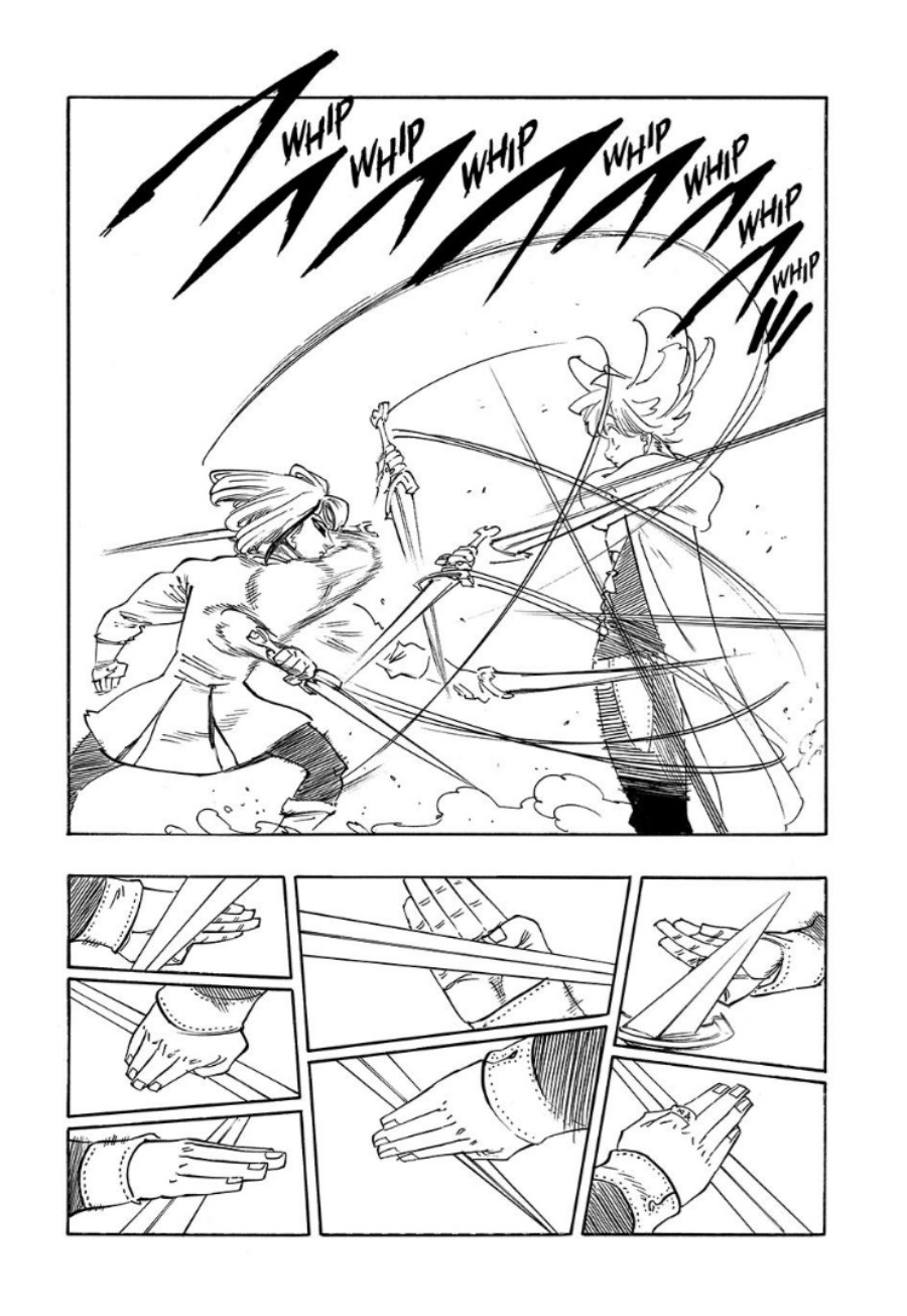 Halaman 13 dari Mokushiroku no Yonkishi Chapter 167