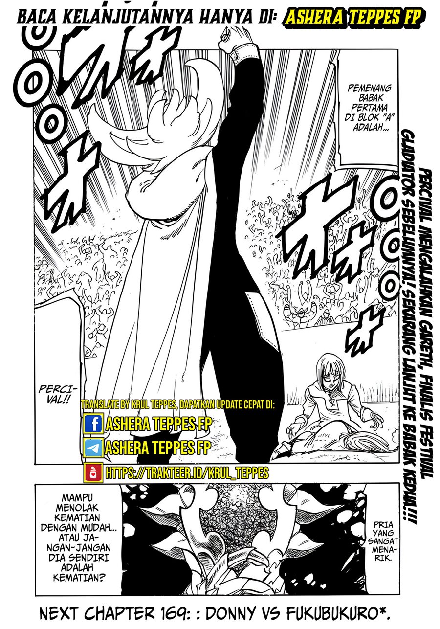 Halaman 20 dari Mokushiroku no Yonkishi Chapter 168