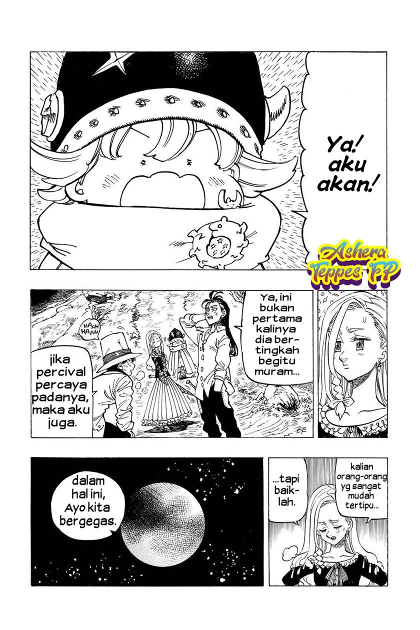 Halaman 14 dari Mokushiroku no Yonkishi Chapter 17