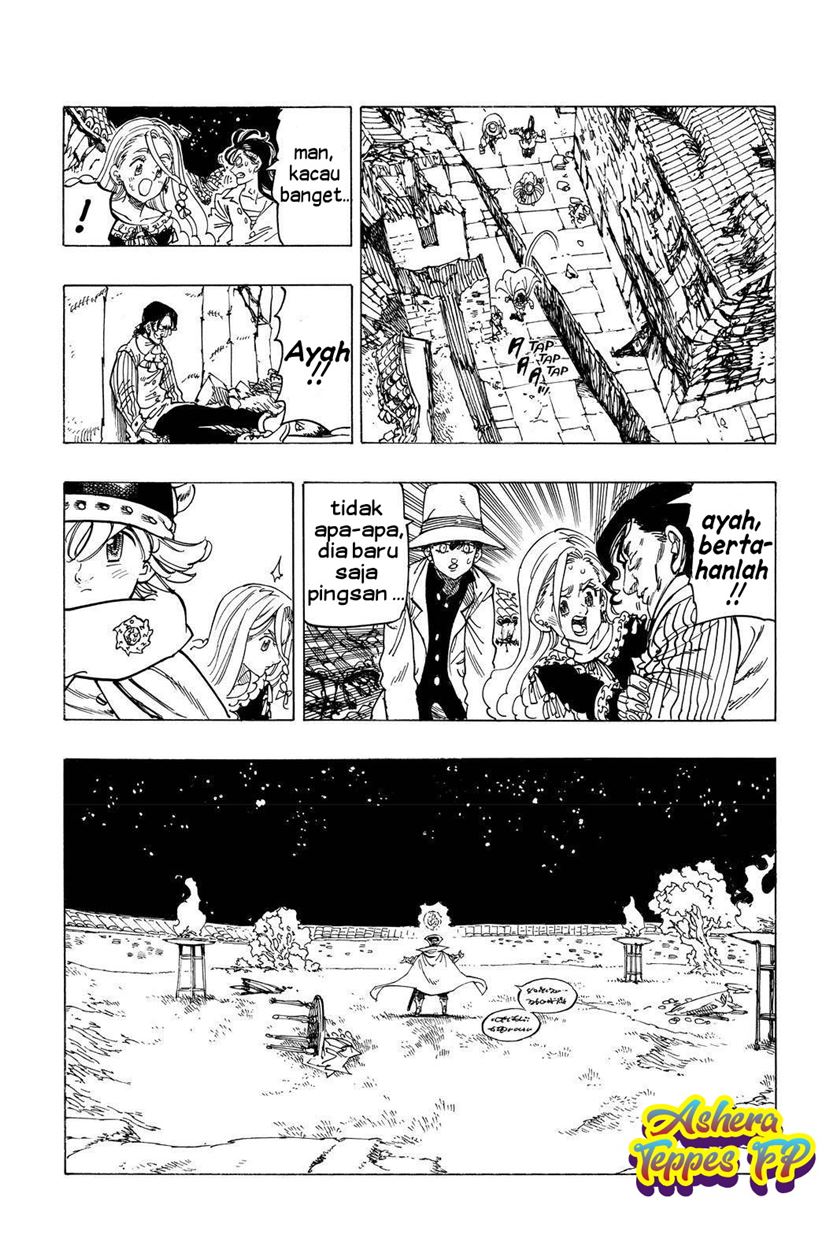 Halaman 15 dari Mokushiroku no Yonkishi Chapter 17