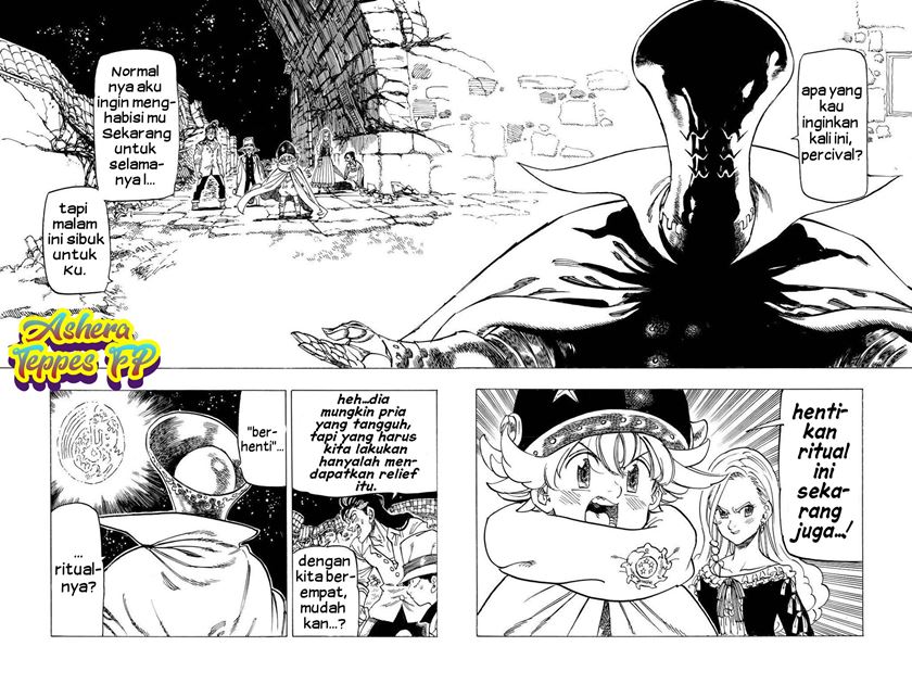 Halaman 16 dari Mokushiroku no Yonkishi Chapter 17