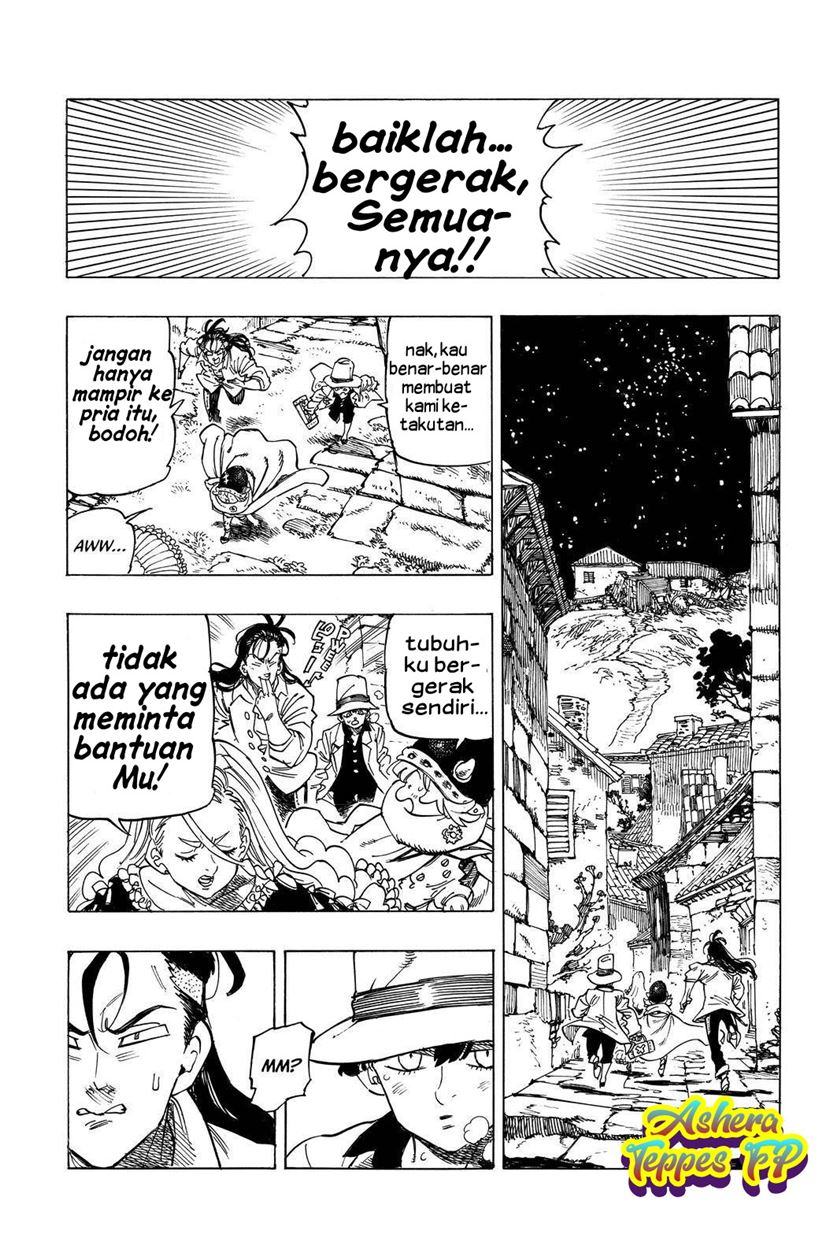 Halaman 5 dari Mokushiroku no Yonkishi Chapter 17