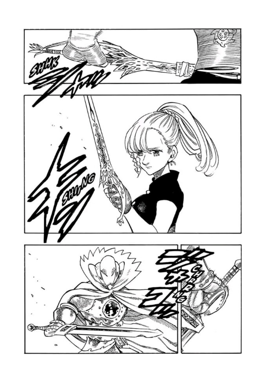 Halaman 13 dari Mokushiroku no Yonkishi Chapter 170