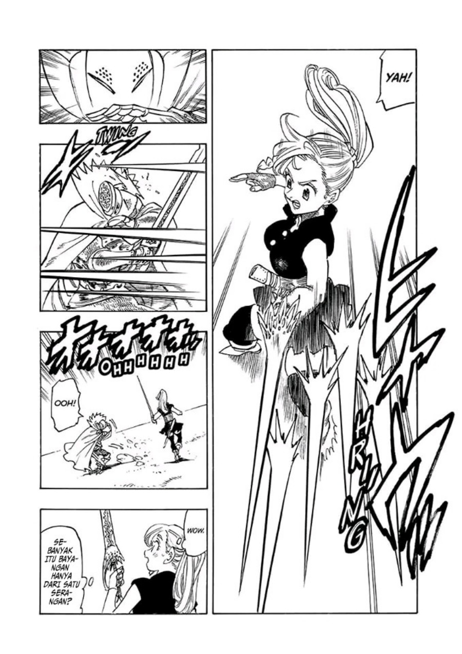 Halaman 15 dari Mokushiroku no Yonkishi Chapter 170