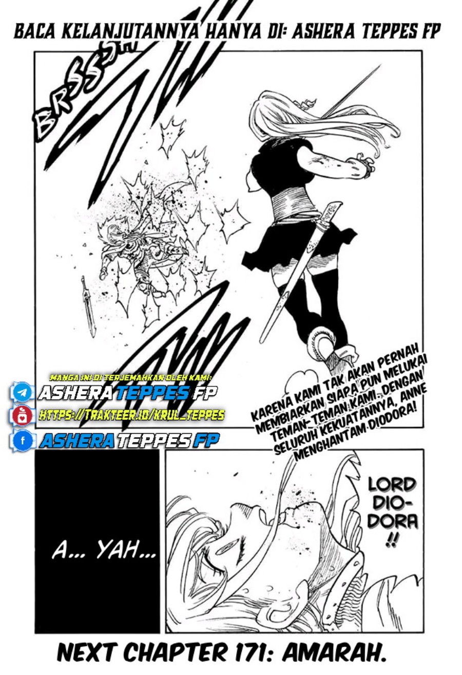Halaman 23 dari Mokushiroku no Yonkishi Chapter 170