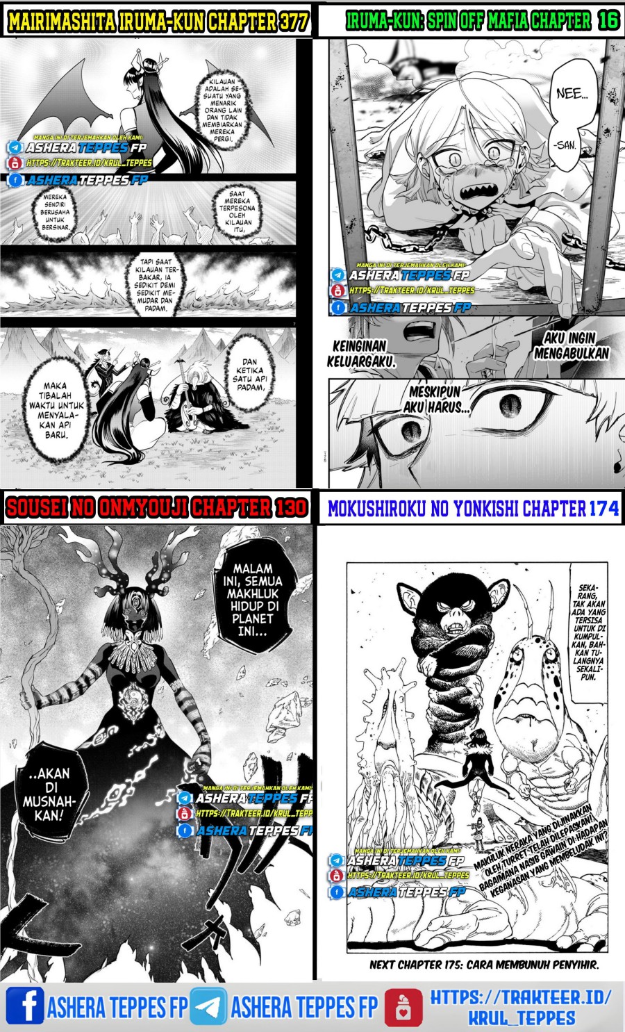 Halaman 27 dari Mokushiroku no Yonkishi Chapter 170