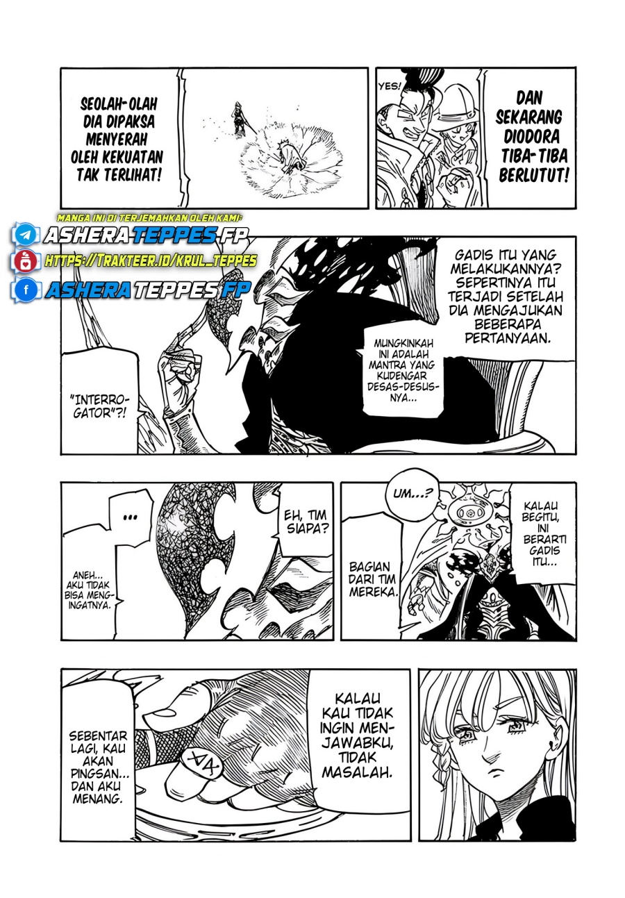 Halaman 10 dari Mokushiroku no Yonkishi Chapter 171