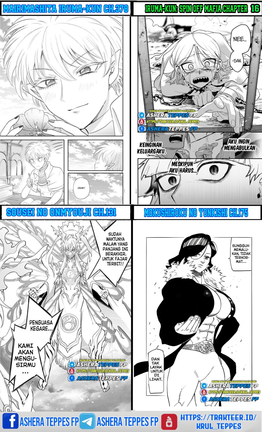 Halaman 24 dari Mokushiroku no Yonkishi Chapter 171