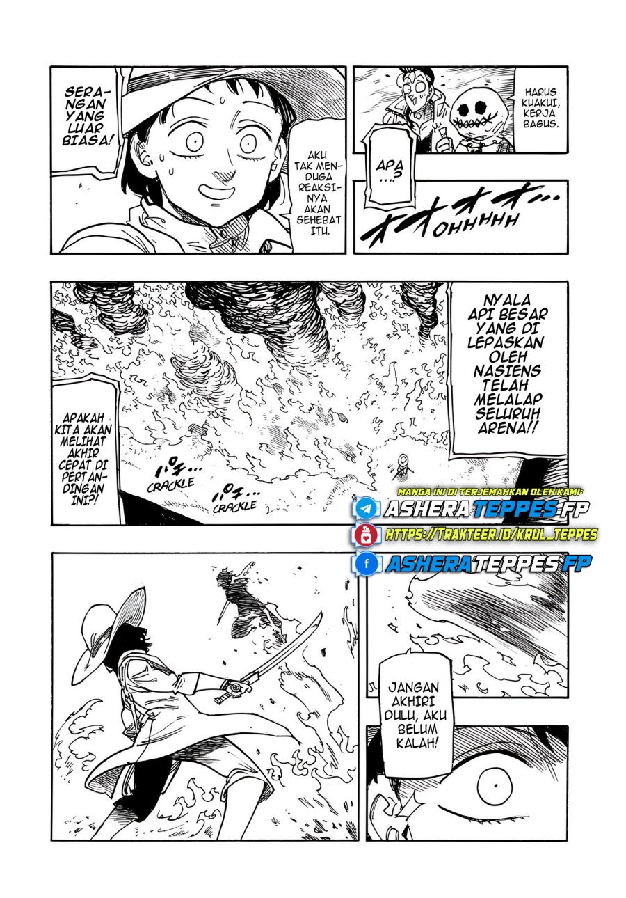Halaman 14 dari Mokushiroku no Yonkishi Chapter 172