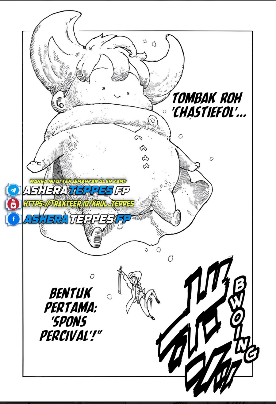 Halaman 15 dari Mokushiroku no Yonkishi Chapter 173