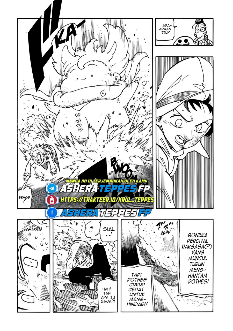 Halaman 16 dari Mokushiroku no Yonkishi Chapter 173