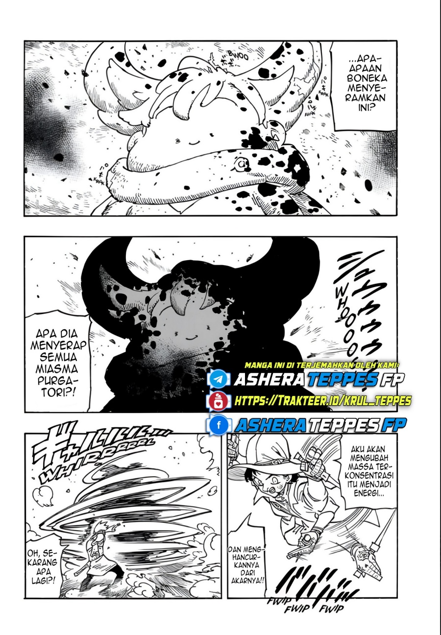 Halaman 17 dari Mokushiroku no Yonkishi Chapter 173