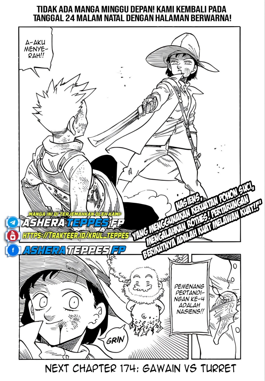 Halaman 20 dari Mokushiroku no Yonkishi Chapter 173