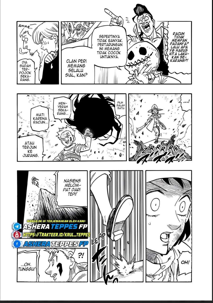 Halaman 7 dari Mokushiroku no Yonkishi Chapter 173