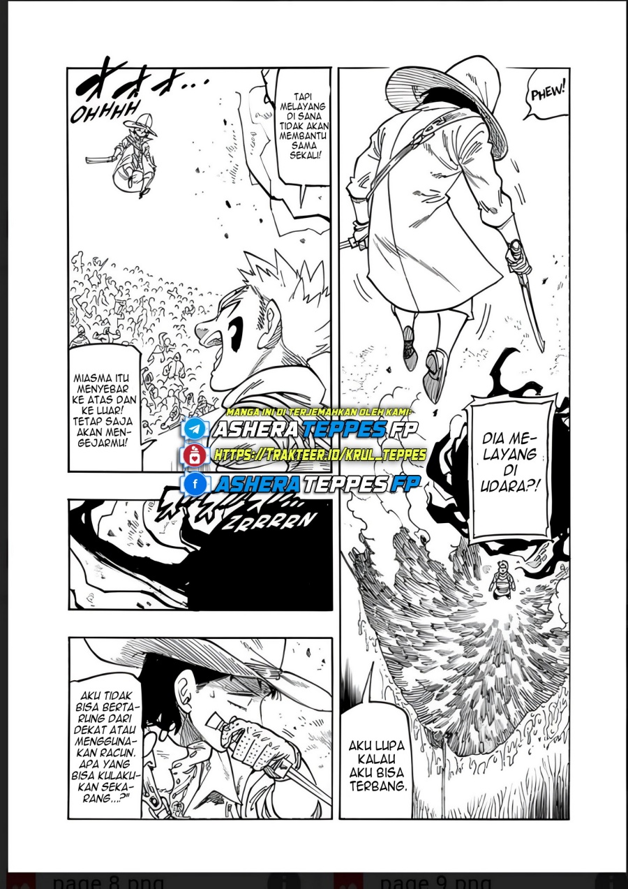 Halaman 8 dari Mokushiroku no Yonkishi Chapter 173