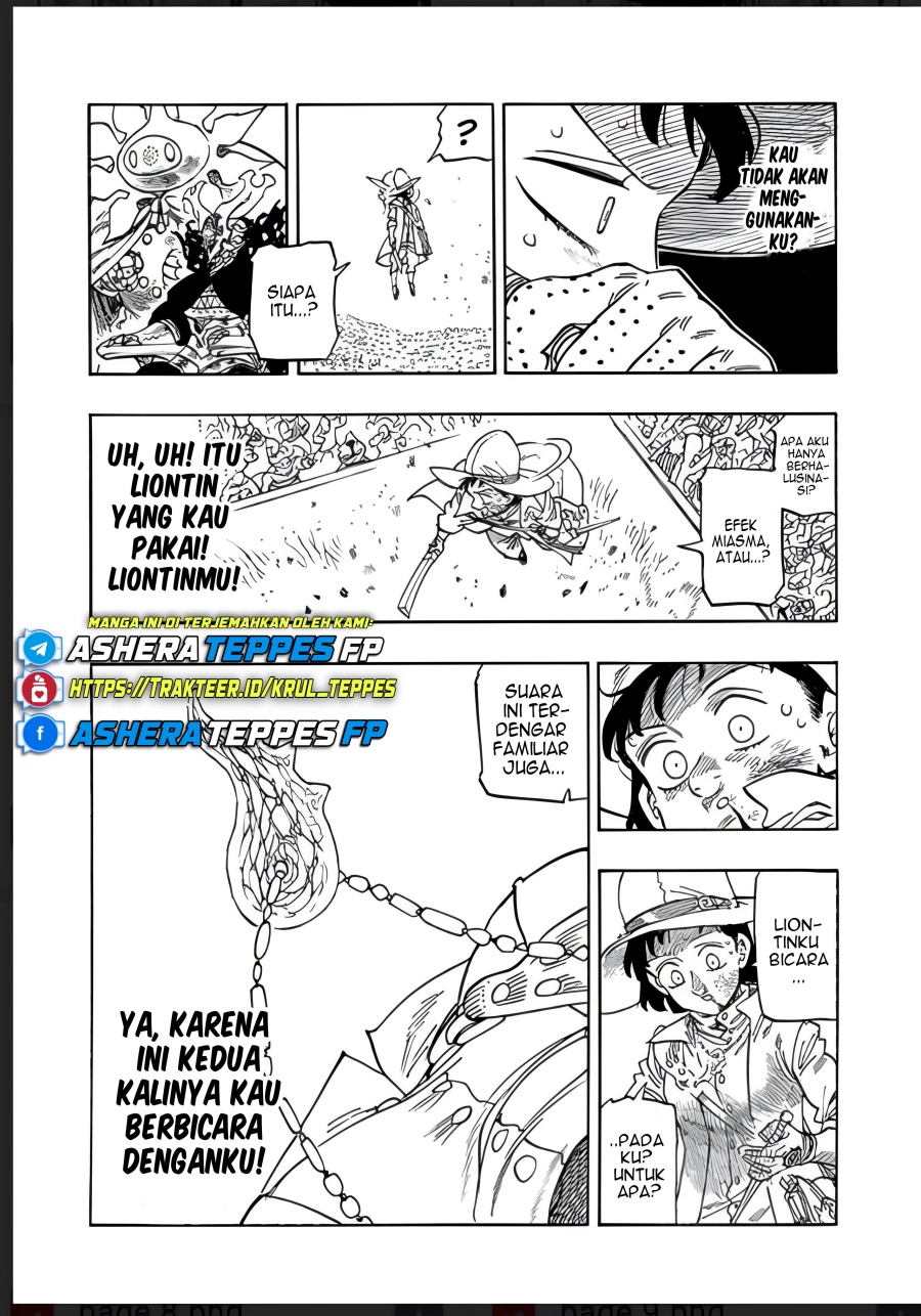 Halaman 9 dari Mokushiroku no Yonkishi Chapter 173