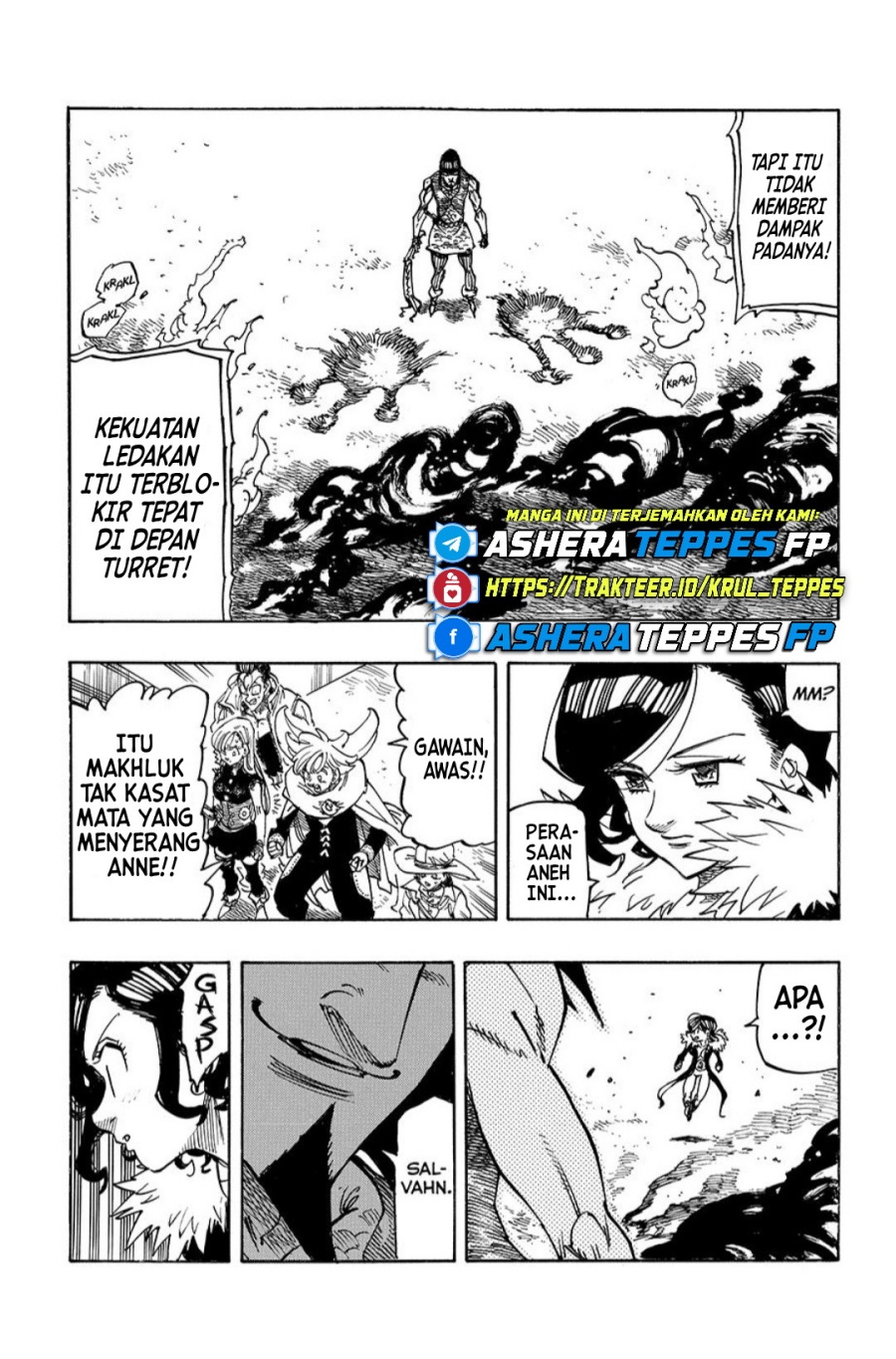 Halaman 11 dari Mokushiroku no Yonkishi Chapter 174