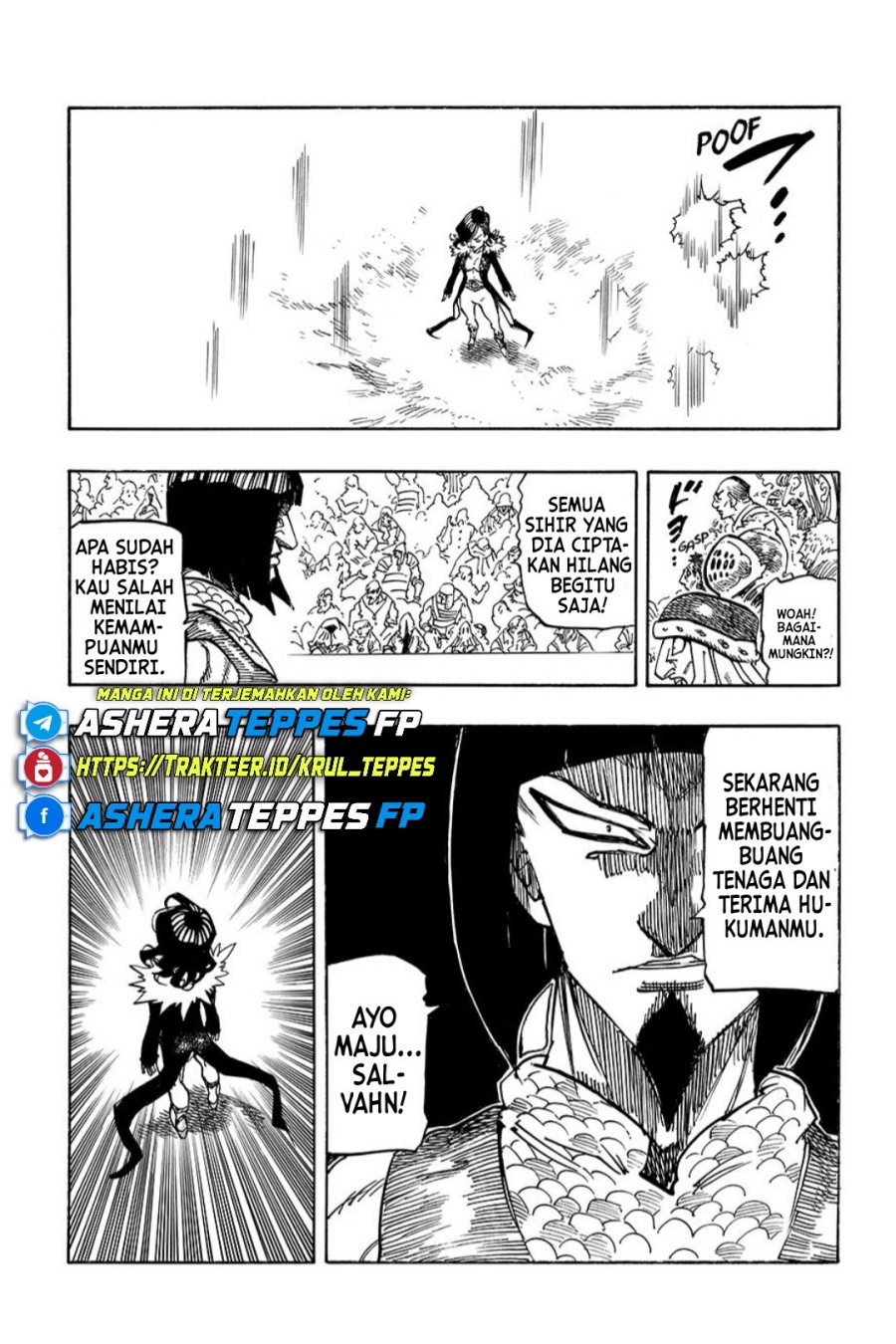 Halaman 15 dari Mokushiroku no Yonkishi Chapter 174
