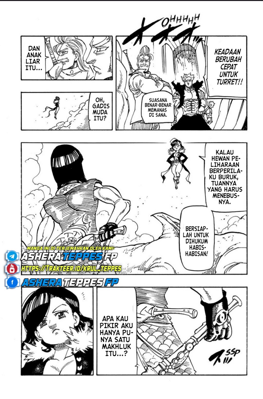 Halaman 19 dari Mokushiroku no Yonkishi Chapter 174