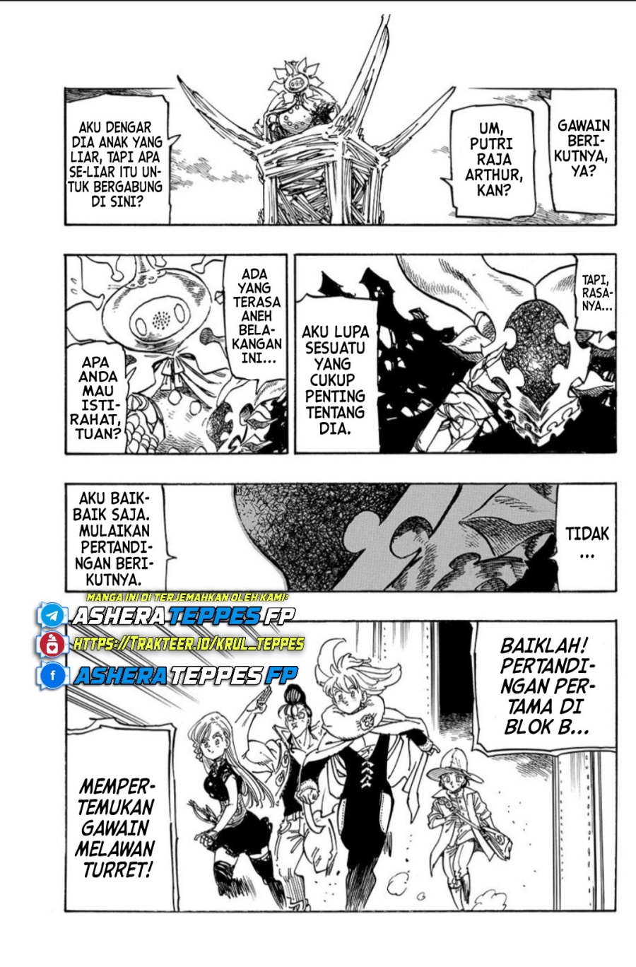 Halaman 8 dari Mokushiroku no Yonkishi Chapter 174