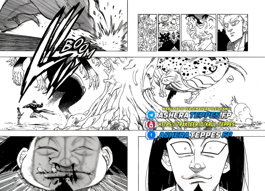 Halaman 10 dari Mokushiroku no Yonkishi Chapter 175
