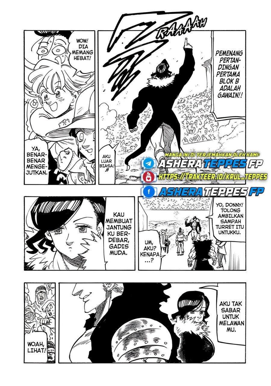 Halaman 14 dari Mokushiroku no Yonkishi Chapter 175