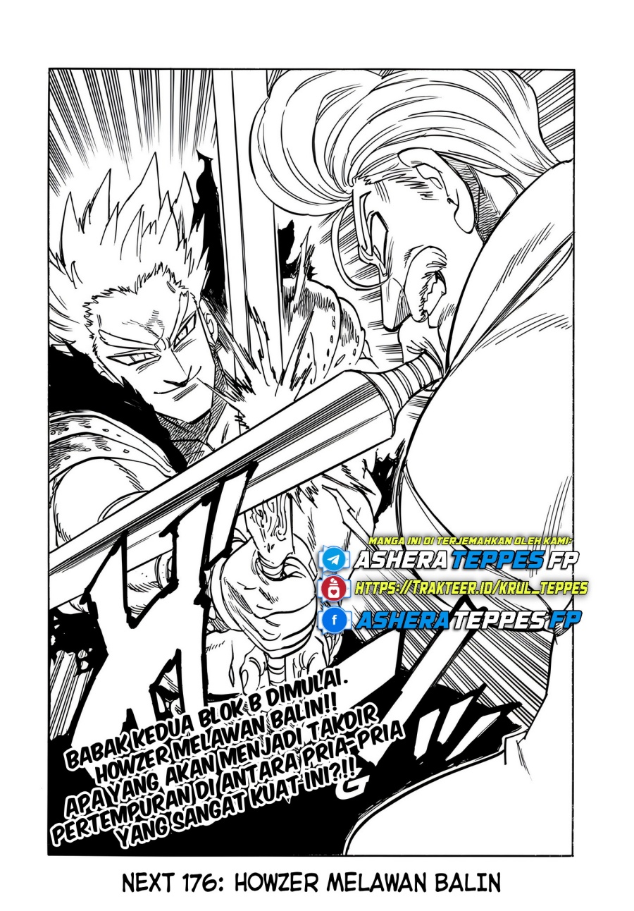 Halaman 18 dari Mokushiroku no Yonkishi Chapter 175
