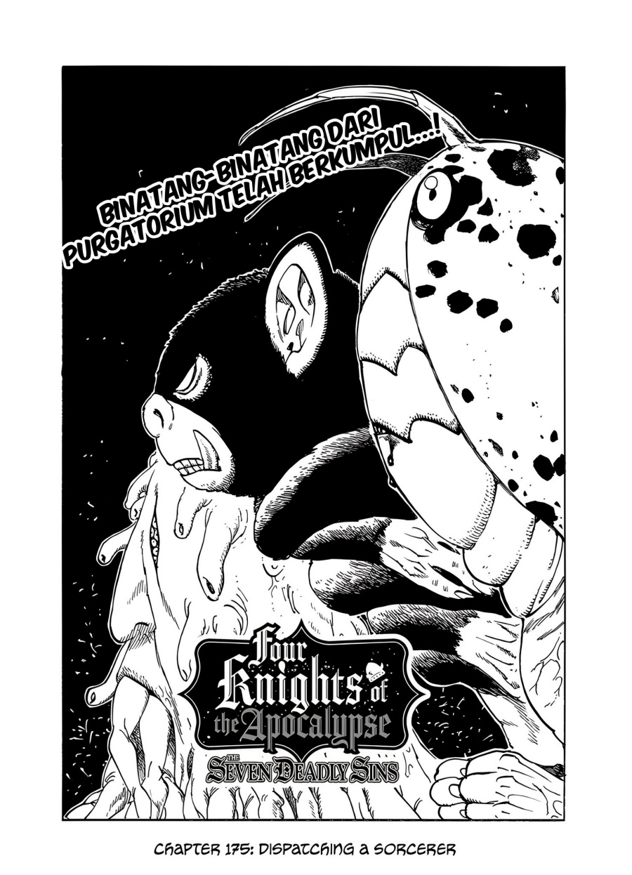 Halaman 2 dari Mokushiroku no Yonkishi Chapter 175