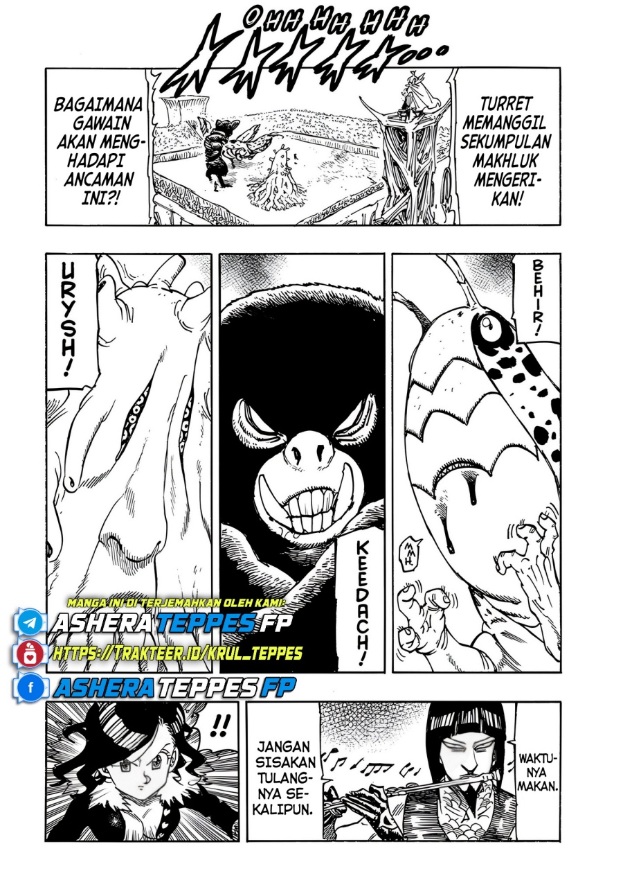 Halaman 3 dari Mokushiroku no Yonkishi Chapter 175