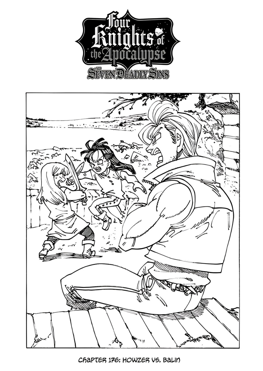 Halaman 2 dari Mokushiroku no Yonkishi Chapter 176