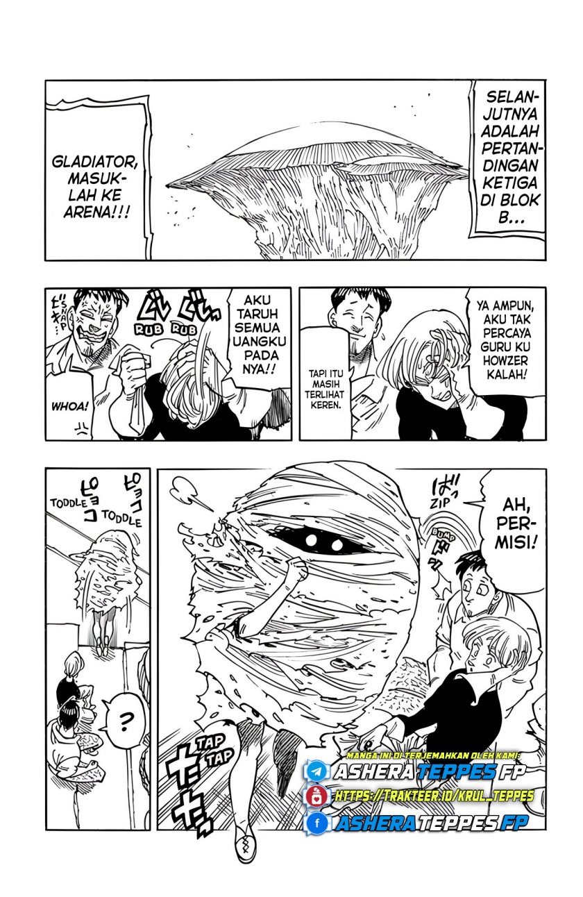 Halaman 18 dari Mokushiroku no Yonkishi Chapter 177