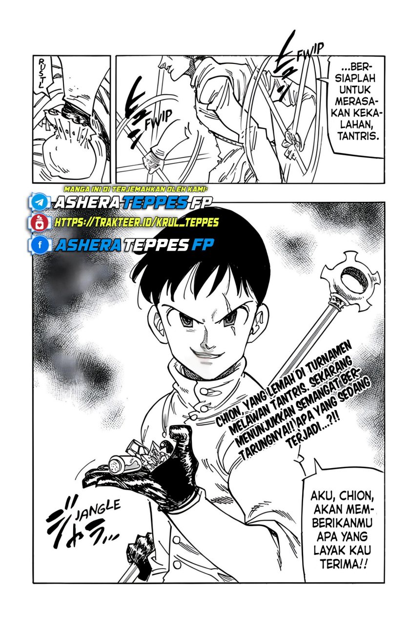 Halaman 22 dari Mokushiroku no Yonkishi Chapter 177