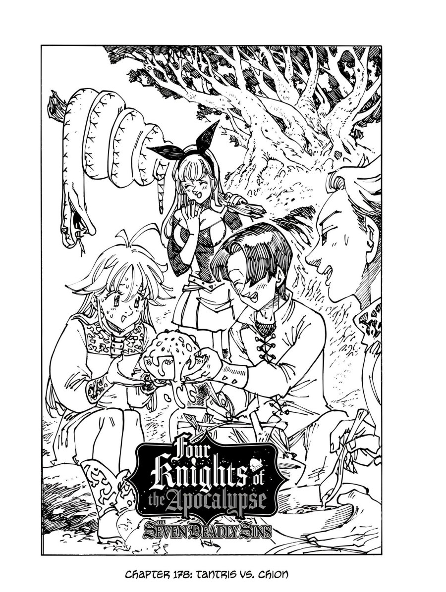 Halaman 2 dari Mokushiroku no Yonkishi Chapter 178