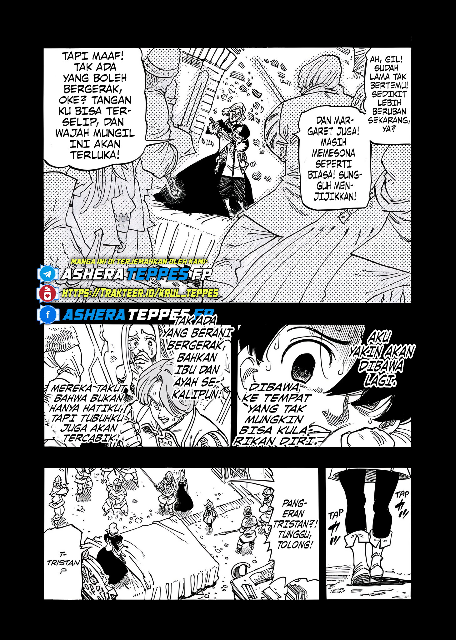 Halaman 10 dari Mokushiroku no Yonkishi Chapter 179