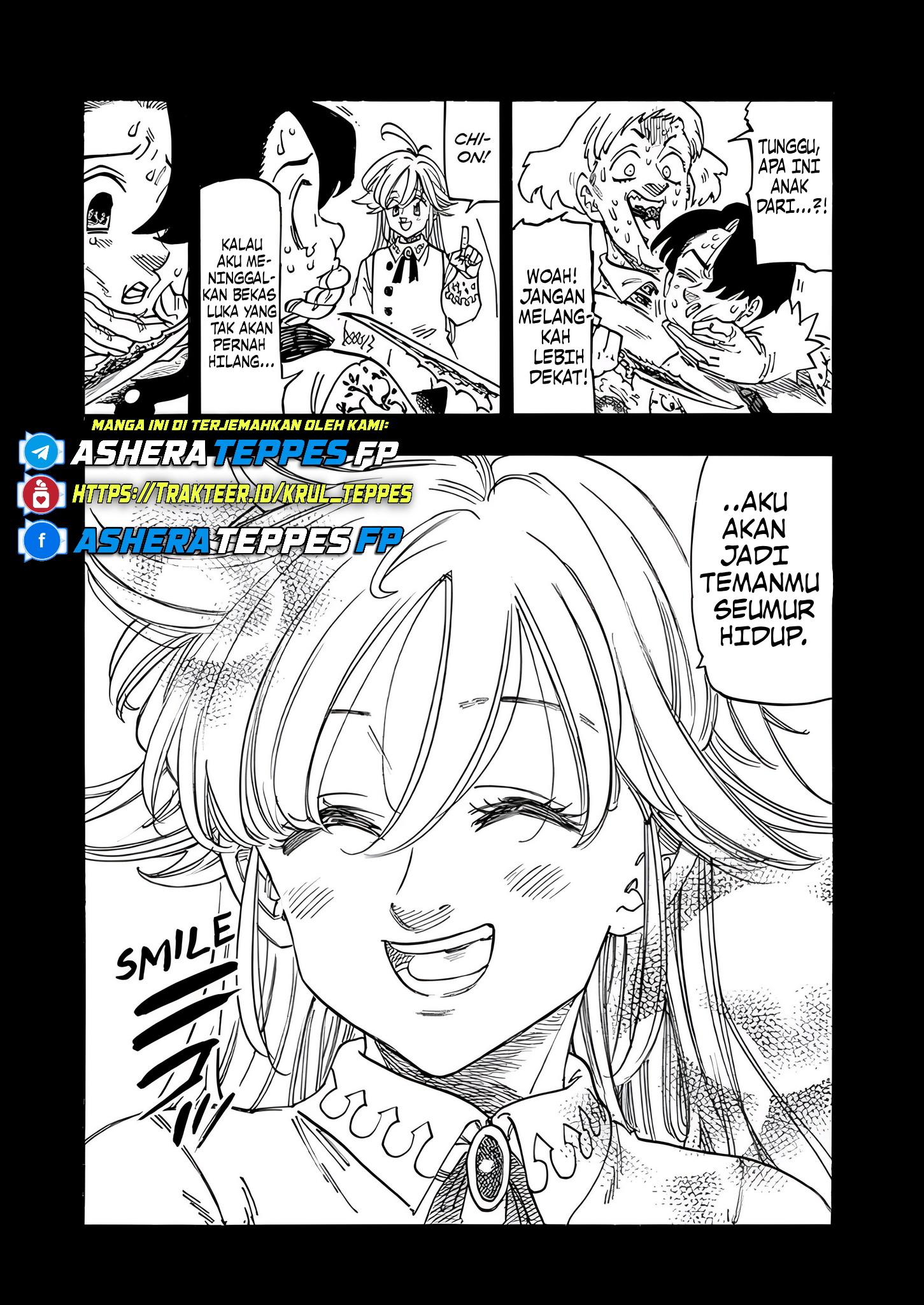 Halaman 11 dari Mokushiroku no Yonkishi Chapter 179