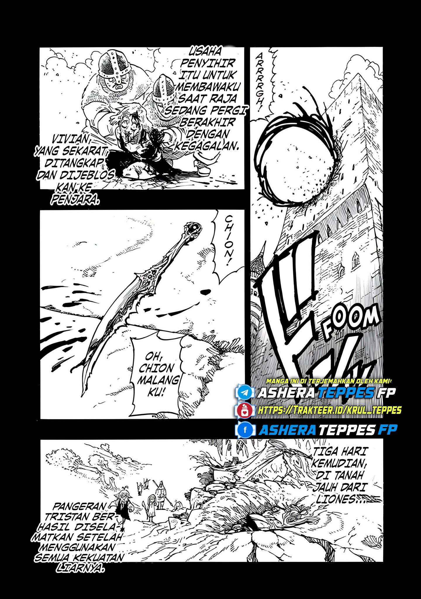 Halaman 13 dari Mokushiroku no Yonkishi Chapter 179