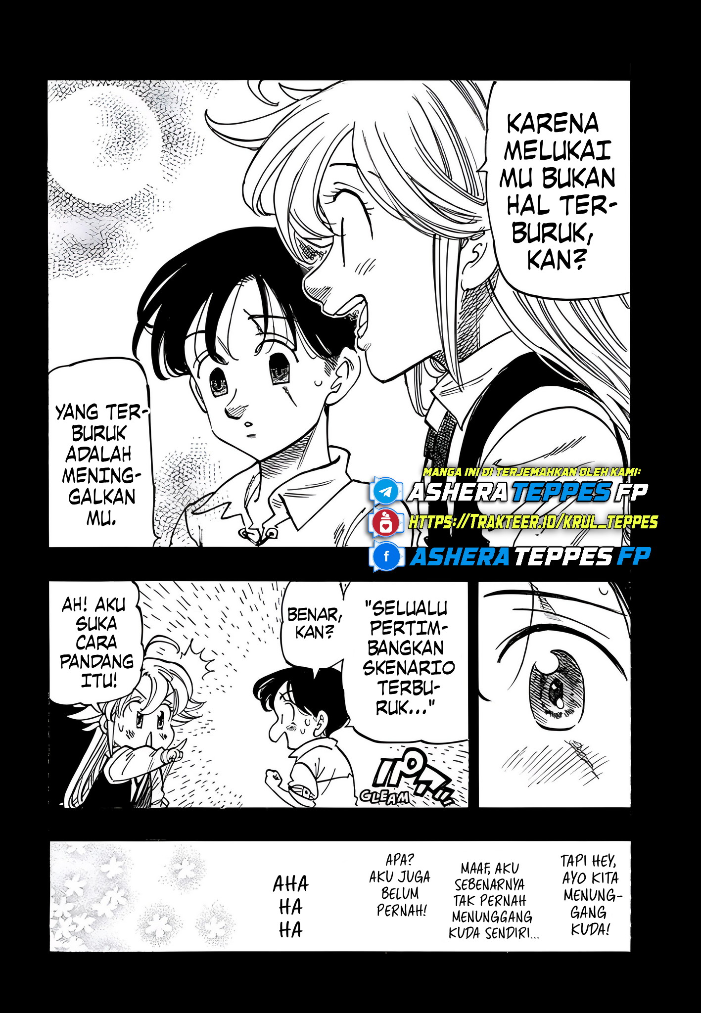 Halaman 15 dari Mokushiroku no Yonkishi Chapter 179