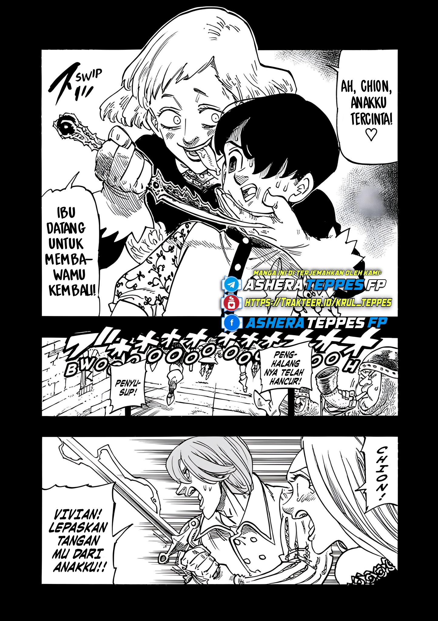 Halaman 9 dari Mokushiroku no Yonkishi Chapter 179