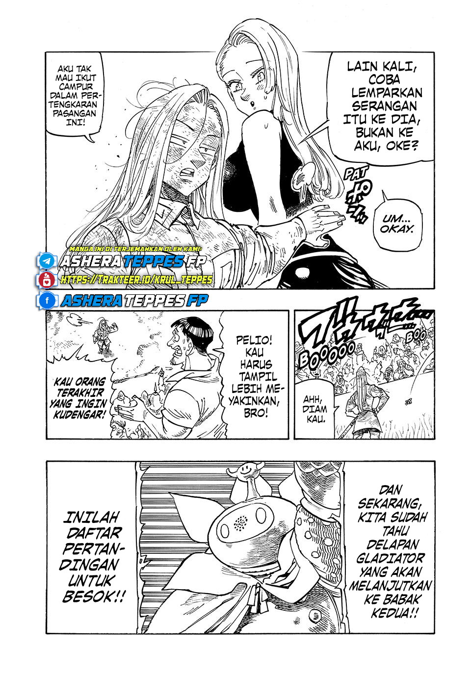 Halaman 13 dari Mokushiroku no Yonkishi Chapter 180