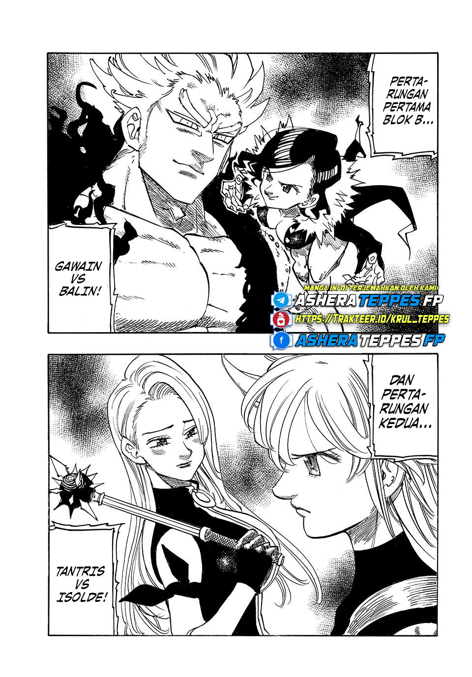Halaman 15 dari Mokushiroku no Yonkishi Chapter 180