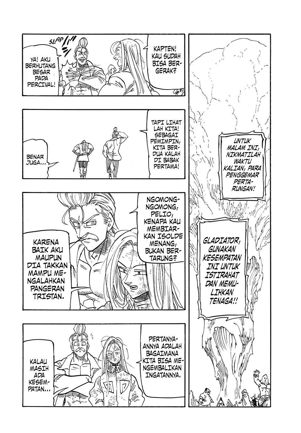 Halaman 16 dari Mokushiroku no Yonkishi Chapter 180