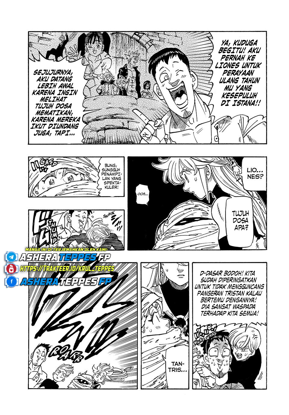 Halaman 6 dari Mokushiroku no Yonkishi Chapter 180