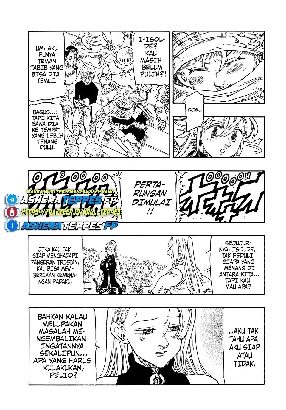 Halaman 8 dari Mokushiroku no Yonkishi Chapter 180