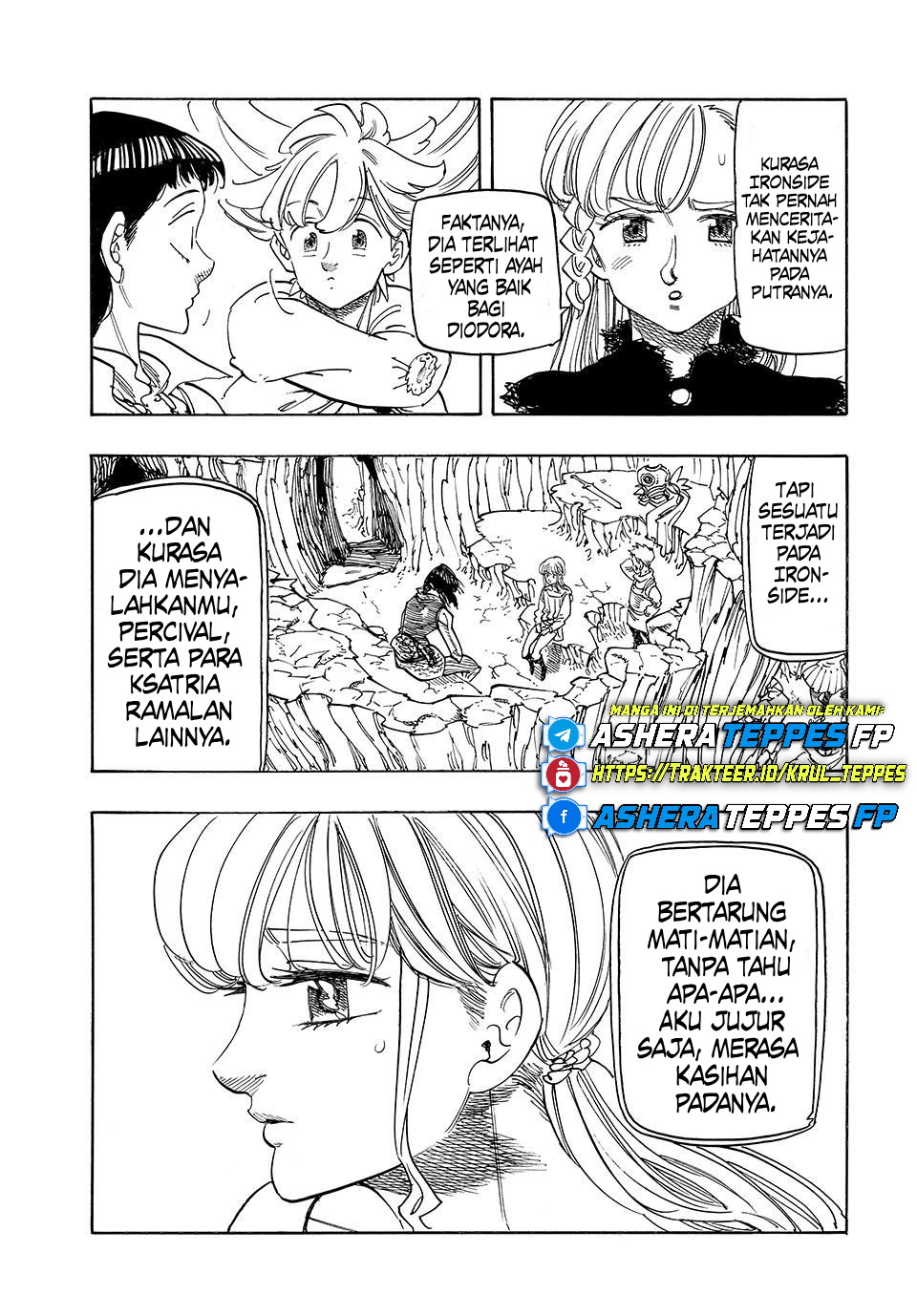 Halaman 10 dari Mokushiroku no Yonkishi Chapter 181