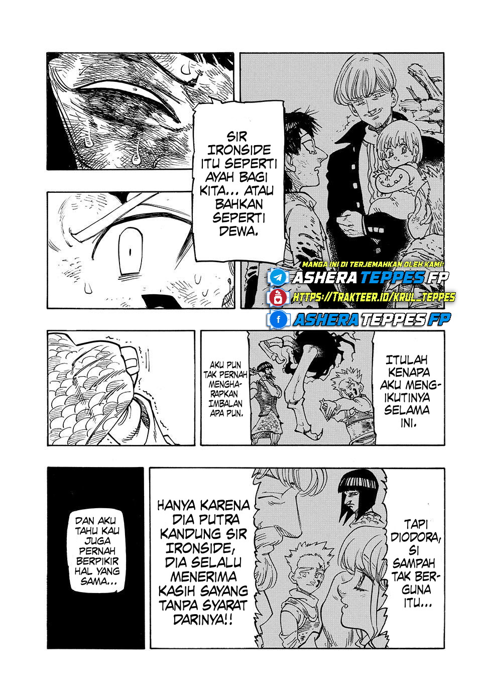 Halaman 14 dari Mokushiroku no Yonkishi Chapter 181