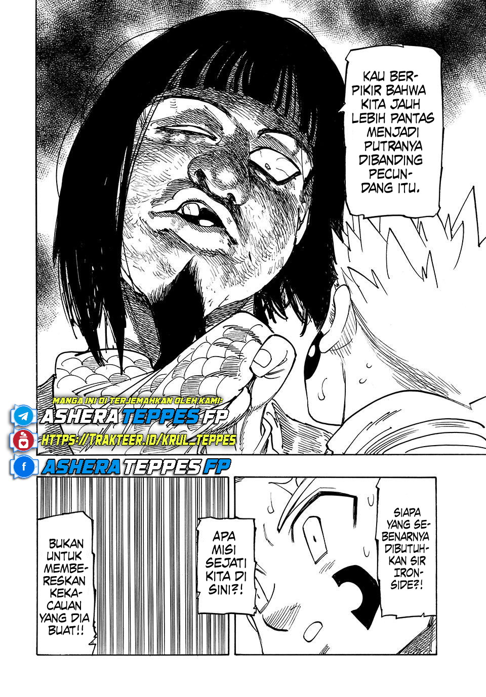 Halaman 15 dari Mokushiroku no Yonkishi Chapter 181