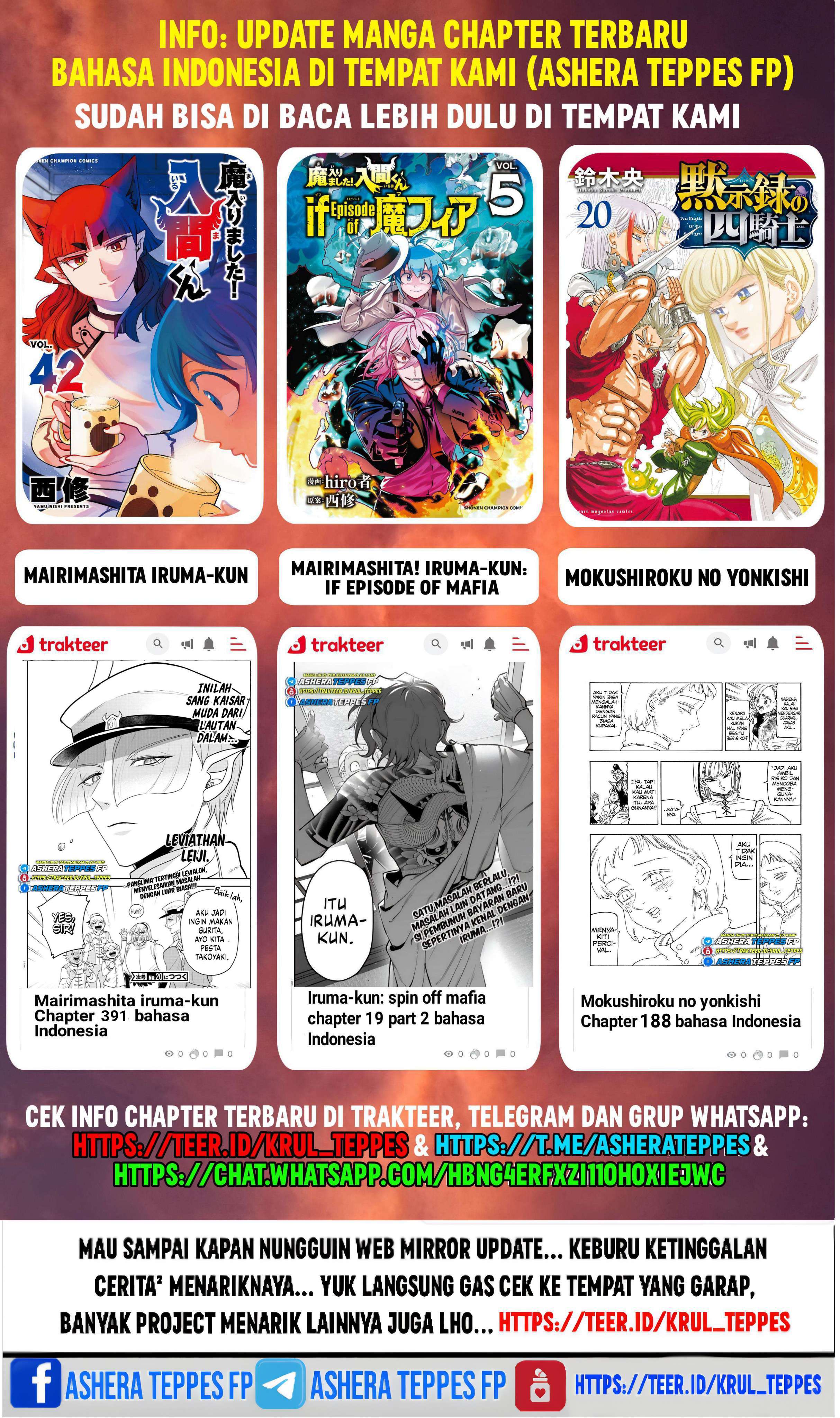 Halaman 38 dari Mokushiroku no Yonkishi Chapter 181