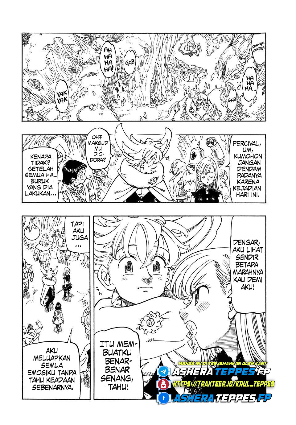 Halaman 9 dari Mokushiroku no Yonkishi Chapter 181
