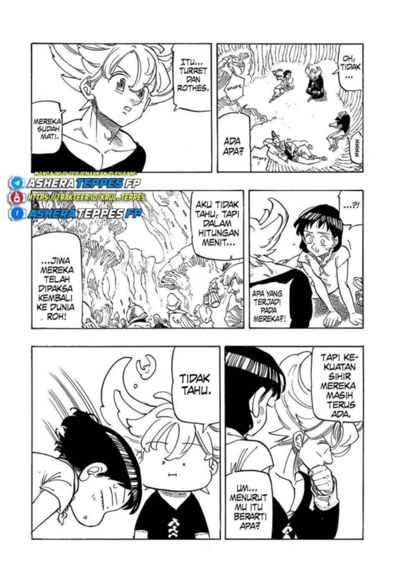 Halaman 19 dari Mokushiroku no Yonkishi Chapter 182