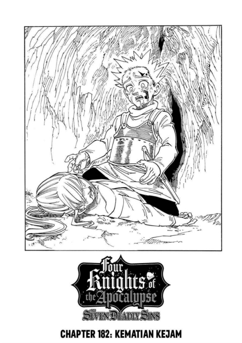 Halaman 2 dari Mokushiroku no Yonkishi Chapter 182